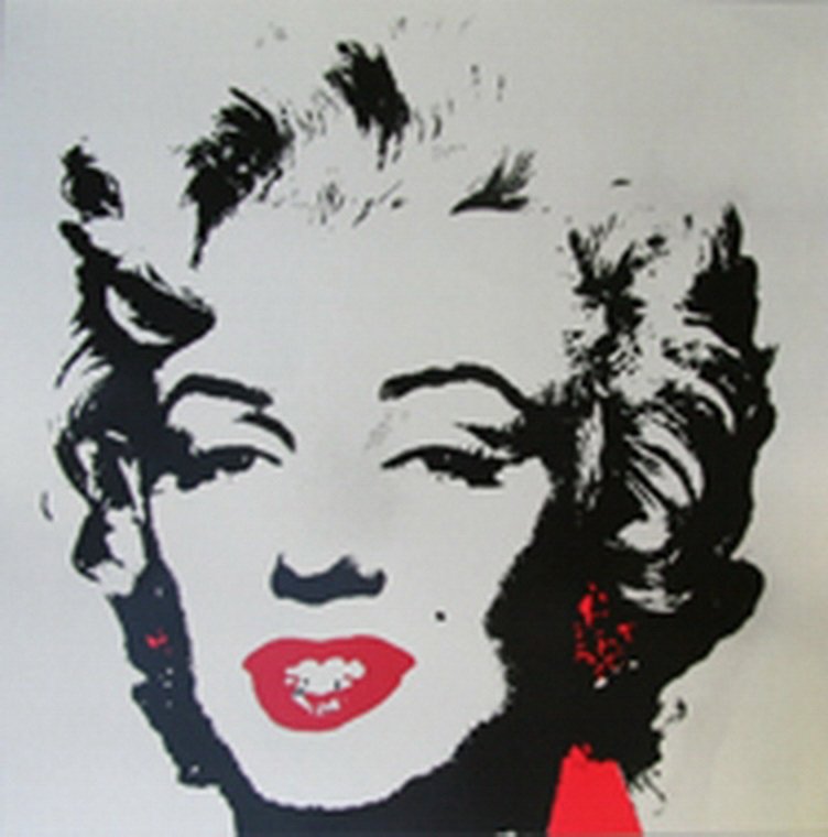 ANDY WARHOL GOLDEN MARILYN SUNDAY B. MORNING: Golden Marilyn Monroe Serigraph By Andy Warhol Sunday B Morning. From An Edition Of 2000. This Is A Sunday B. Mornings Editions Serigraph That Is Stamped On The Verso In Blue Ink “Published By Sunda
