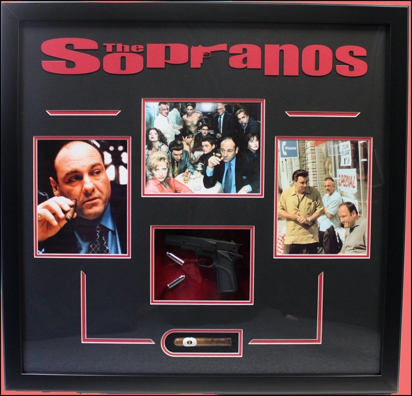 Sopranos -Art Giclee Collage: Art Giclee Prints - Each Collage Will Vary As They Are One-Of-A-Kind - Framed & Matted