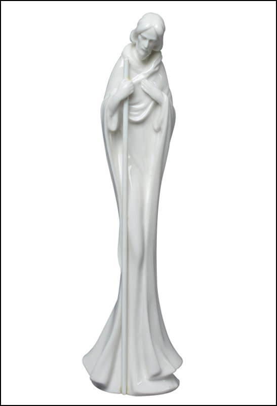 NATIVITY JOSEPH (WHITE): Nativity - Joseph (white) - Material - Fine Porcelain - Size - (h) 8 7/8
