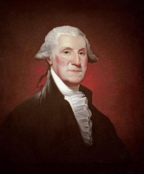 GILBERT STUART - GEORGE WASHINGTON: Gilbert Stuart - George Washington - 24 5/8 X 30 In. - This Giclée Print Is Gallery Stretched And Ready To Hang Or Lean Against A Wall, Or Display On An Easel. - A Giclée Print Is The Highest Qualit