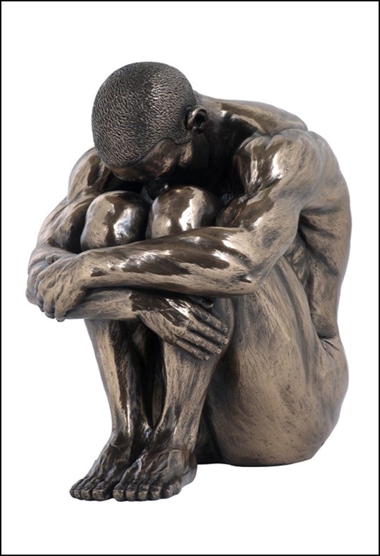NUDE MALE - COLD CAST BRONZE: Nude Male - Material - Cold Cast Bronze - Size - 5 1/8