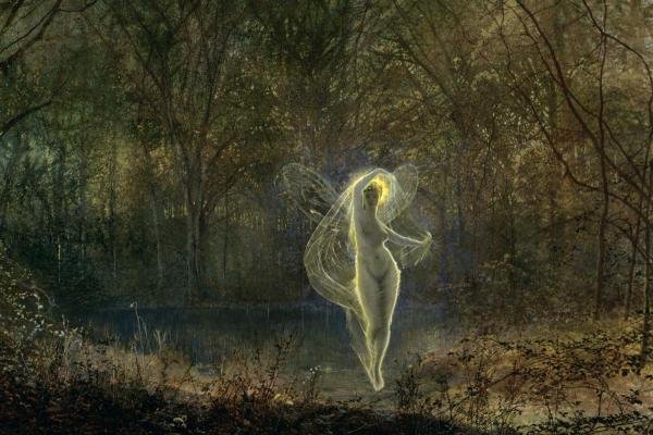 JOHN ATKINSON GRIMSHAW - AUTUMN: DAME AUTUMN HATH A: John Atkinson Grimshaw - Autumn: Dame Autumn Hath A Mournful Face - 30 X 20 In. - This Giclée Print Is Gallery Stretched And Ready To Hang Or Lean Against A Wall, Or Display On An Easel. - A Giclée