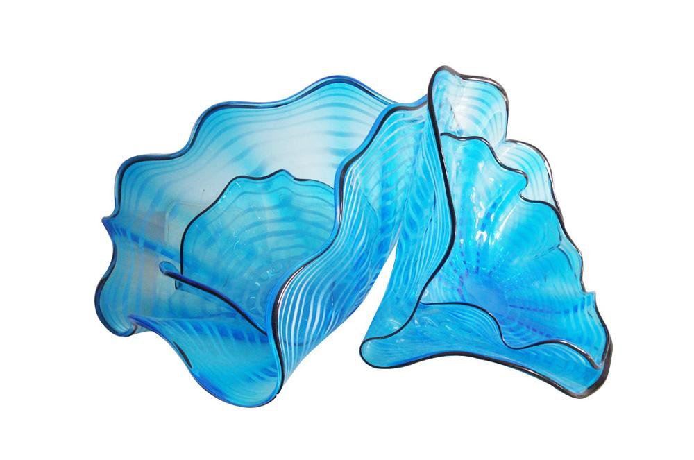 HAND BLOWN - NESTING SETS: Hand Blown Art Glass - Nesting Sets - Dimensions: L=20" S=10" - This Is A Hand Blown One-of-a-kind Piece Of Art Glass. As Such, Color And Pattern Variations Should Be Expected.