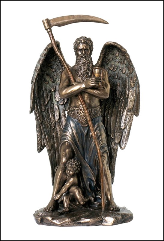 CHRONOS - BRONZE: Chronos - Material - Cold Cast Bronze - Size - 10 3/4