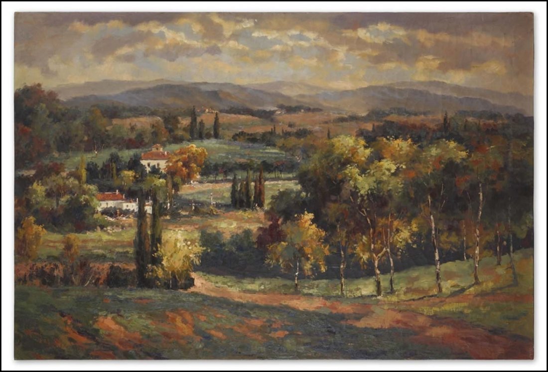 SCENIC VISTA CANVAS WALL ART: Scenic Vista Canvas Wall Art - Material: MDF & Plywood - Overall Depth: 1.25 Inches - Overall Width: 60 Inches - Overall Height: 40 Inches - Weight: 40 Lbs. - Description: This Scenic Artwork Is A Han