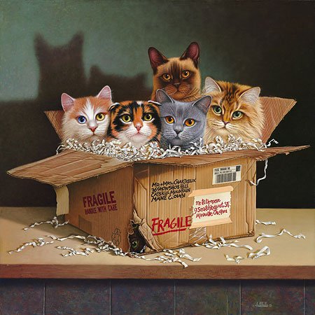 SIX PACK - BRALDT BRALDS: Six Pack - Braldt Bralds - Hand Signed - Limited Edition Print - Image Size: 19"w X 19"h. Edition Size:950 - Ordering through the mail can have its drawbacks. You never know in what shape your merchan