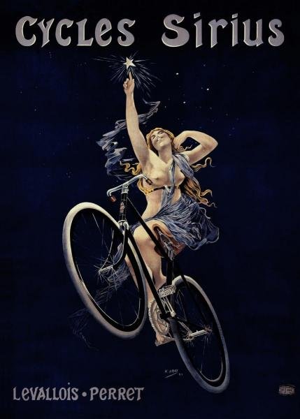 H. GRAY - CYCLES SIRIUS: H. Gray - Cycles Sirius - 28 5/8 X 40 In. - This Giclée Print Is Gallery Stretched And Ready To Hang Or Lean Against A Wall, Or Display On An Easel. - A Giclée Print Is The Highest Quality Print Ava
