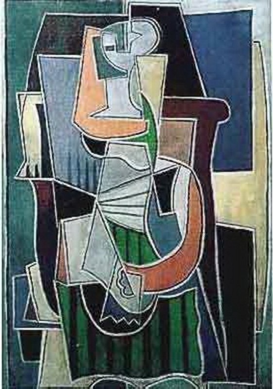#142 ABSTRACT PICASSO ESTATE SIGNED GICLÉE: This Is A Pablo Picasso Giclée Lithograph Print Titled "abstract." This Artwork Is Magnificent With Brilliant Rich Colors And Visual Sweep. This Is An Authentic Estate Approved Limited Edition Giclé