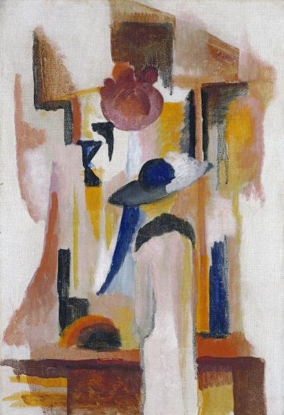 AUGUST MACKE - STUDY OF A BRIGHT SHOP WINDOW: August Macke - Study Of A Bright Shop Window - 27 3/8 X 40 In. - This Giclée Print Is Gallery Stretched And Ready To Hang Or Lean Against A Wall, Or Display On An Easel. - A Giclée Print Is The High