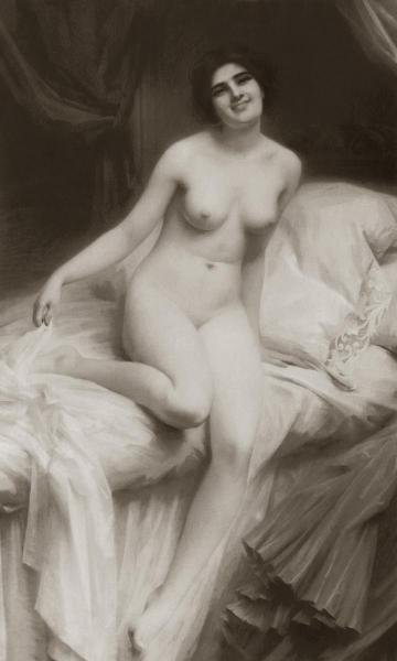VINTAGE NUDES - THE AWAKENING: Vintage Nudes - The Awakening - 24 X 40 In. - This Giclée Print Is Gallery Stretched And Ready To Hang Or Lean Against A Wall, Or Display On An Easel. - A Giclée Print Is The Highest Quality Print A