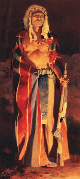 The Omaha by David Mann: The Omaha by David Mann - Edition Size: 15 - Giclee on Canvas - Artist Proof Dimensions: 45 x 20 Release Date: 6-2009 ..........David Mann's life focus has been his interest in the Native American cul