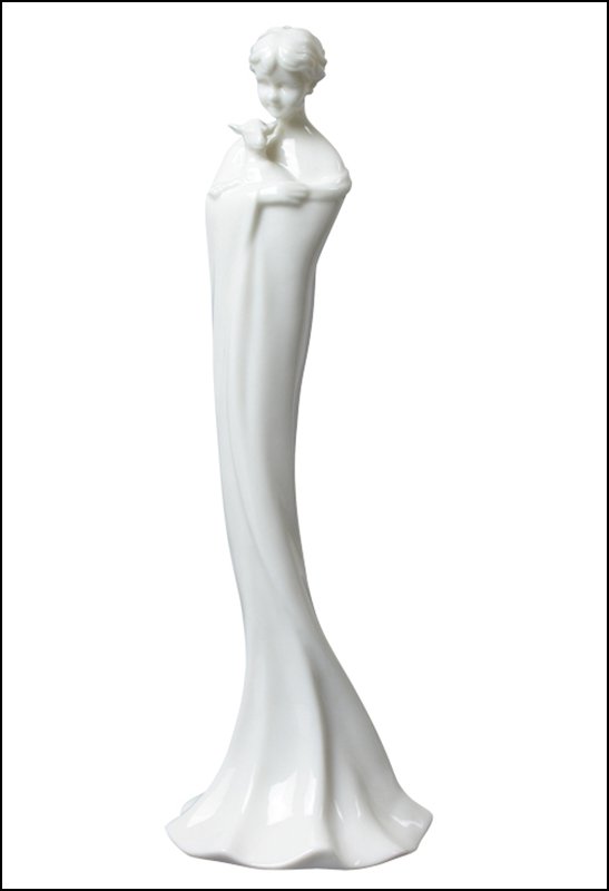 NATIVITY SHEPHERD (WHITE): Nativity - Shepherd (white) - Material - Fine Porcelain - Size - (h) 7 7/8