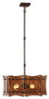 VETRAIO II 3 LIGHT GLASS PENDANT