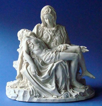 PIETA BY MICHELANGELO, PARASTONE COLLECTION: Pieta By Michelangelo, Parastone Collection - Size: 8.75"h X 8.75"w X 5.5"d Item Type: Michelangelo Statue Material: Resin Weight (lbs): 8.8 Drop - The Pieta (1499): This Masterpiece Of Italian Renais