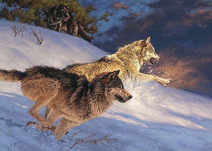 BUSTIN´ THROUGH - GREG BEECHAM: Bustin´ Through - Greg Beecham - Hand Signed - Limited Edition Print - Image Size: 23"w X 16 5/8"h. Edition Size:750 - "I'm growing increasingly involved with color purity and dynamic brushstrokes. W