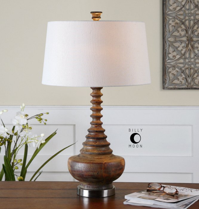 DIEGA SOLID WOOD TABLE LAMP (1 of 1)