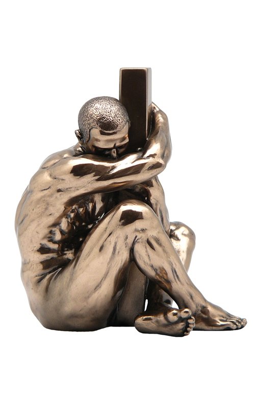 NUDE MALE - COLD CAST BRONZE: Nude Male - Material - Cold Cast Bronze - Size - 5 1/4