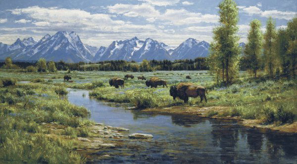 Icons of the West by Robert Peters: Icons of the West by Robert Peters - Edition Size: 195 - Giclee on Canvas - Signed & Numbered Dimensions: 20 x 36 Release Date: 3-2008 ……….Robert Peters has spent his life living in and absorbin