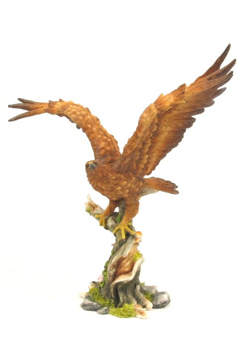 GOLDEN EAGLE: Golden Eagle - Material - Poly Stone - Size - (h) 7 3/4
