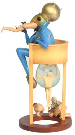 DEVIL ON NIGHT CHAIR LARGER BY HIERONYMUS BOSCH FROM: Devil On Night Chair Larger By Hieronymus Bosch From Garden Of Earthly Delights - Size: 4 X 3.5 X 8.5 Item Type: Statue Material: Resin With Hand-painted Color Details Weight (lbs): 5 Lbs - - It Is Pr