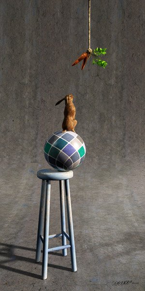 Equilibrium II by Cynthia Decker: Equilibrium II by Cynthia Decker - Edition Size: Open - Giclee on Canvas, Signed - Museum Wrapped Dimensions: 32 x 16 Release Date: 9-2012 ……….As a child, I would draw and paint at any opportuni