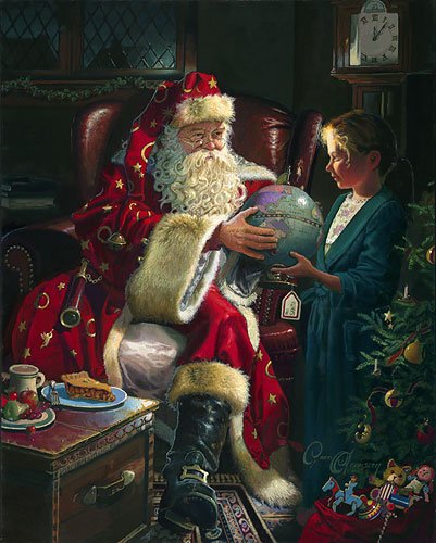 DEAN MORRISSEY - ONE CHRISTMAS EVE: Dean Morrissey - One Christmas Eve - Hand Signed - Limited Edition Print - Image Size: 16"w X 20"h. Limited Edition Of: 350 - This Warm And Welcoming Scene Conveys The Adage “it Is Better To Give Th