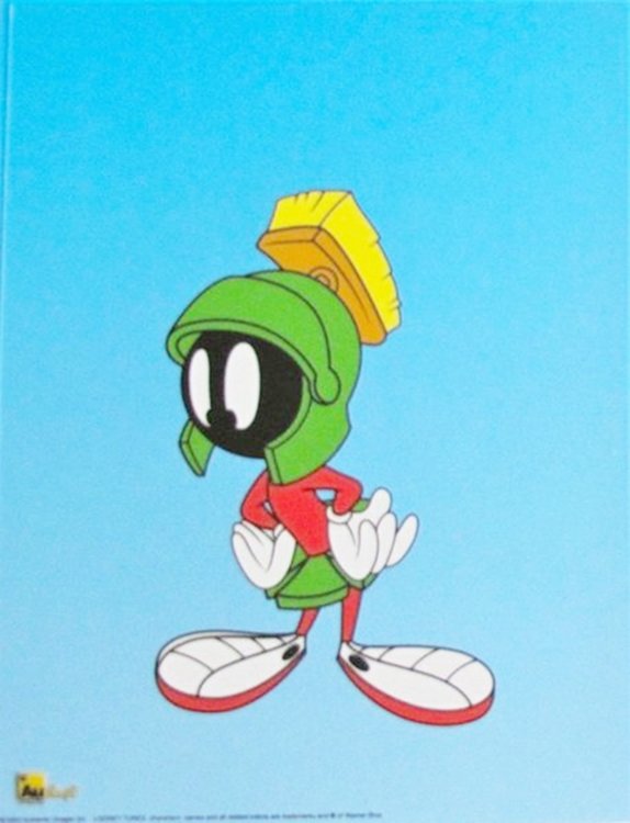 WARNER BROS MARVIN THE MARTIAN SERICEL: This Is A Limited Edition Sericel Of Warner Bros Looney Tunes Marvin The Martian. This Fantastic Animation Features Marvin As He Appeared In The 1970's Cartoons. This Cel Measures 8 By 6 Inches, Comes
