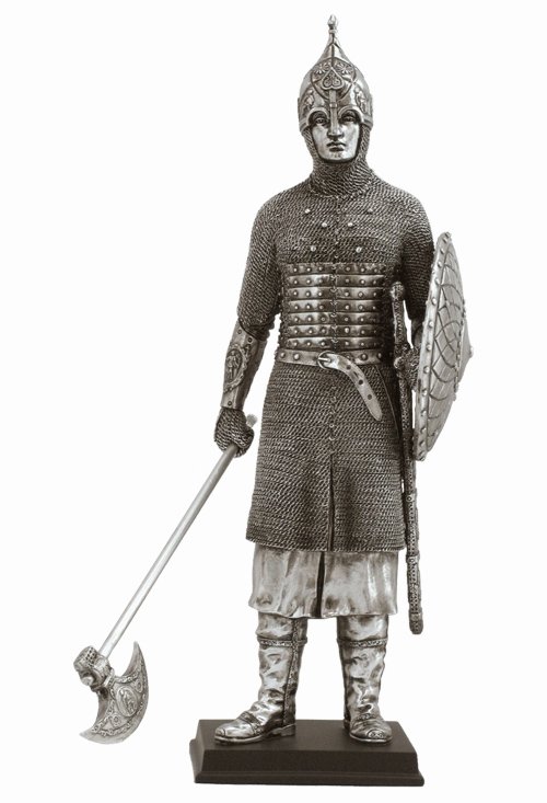 MEDIEVAL ARMOR -ARMOR OF IBRAHIM SULTAN IBN SHAHRUKH: Medieval Armor -armor Of Ibrahim Sultan Ibn Shahrukh With Axe, 15 Century - Material - Poly Stone - Size - (h) 13 3/4
