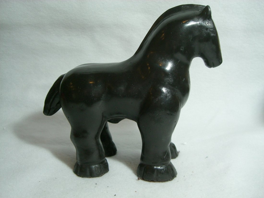 FERNANDO BOTERO "HORSE" LTD. ED. BRONZE: After Fernando Botero Limited Edition Bronze Sculpture - "horse" Dimensions: 3.5" D X 8.5" W X 8.5" H. Weighs 7.6 Lbs. On A Beautiful Marble Base.