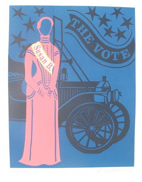 ROBERT INDIANA SUSAN B. ANTHONY 1977 HAND SIGNED: You Will Be Bidding On A Hand Signed Original Lithograph By Robert Indiana Titled "susan B. Anthony" From His "mother Of Us All" Series. This Lithograph Is Hand Signed By The Artist. This Piece Is Pen