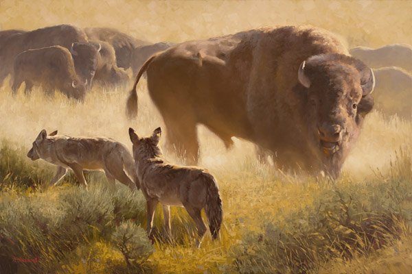 THE PASSERSBY BY DUSTIN VAN WECHEL: The Passersby By Dustin Van Wechel - Edition Size: 50 - Giclee On Paper - Artist Proof Dimensions: 20 X 30 Release Date: 3-2013 ……….in February Of 2002, Dustin Van Wechel Left A Successful 8-yea