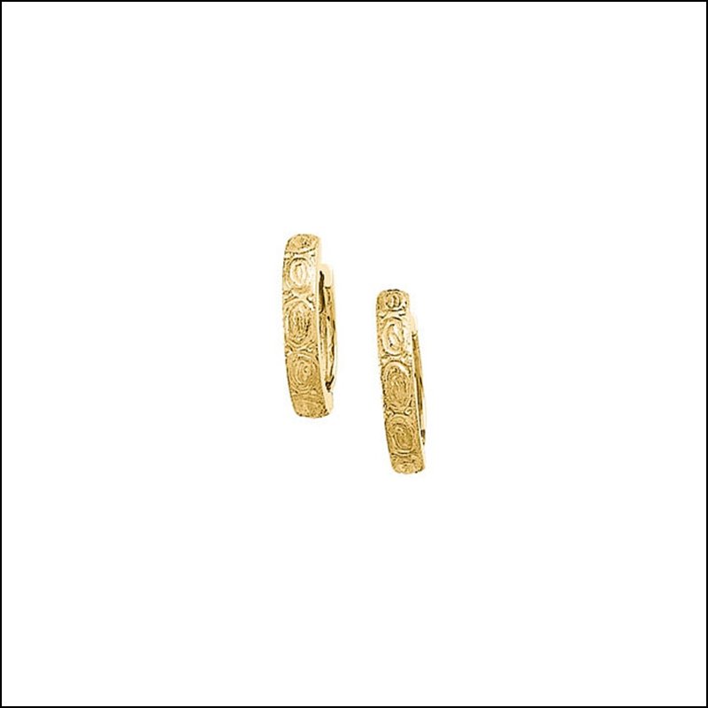 HINGED EARRING: HINGED EARRING - 14Ky / 13.50 Mm / P / Hinged Earring - Weight: 0.736DWT - GramWeight: 1.14