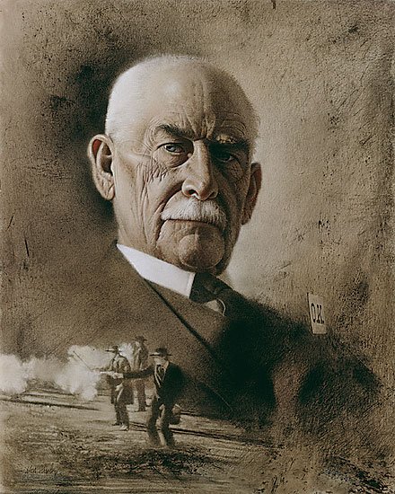 DON CROWLEY - WYATT EARP: THE LAST SUMMER: Don Crowley - Wyatt Earp: The Last Summer - Hand Signed - Limited Edition Canvas - - Image Size: 9"w X 11"h. Limited Edition Of: 250….wyatt Earp Moved To Tombstone, Arizona To Retire From A Lifetime