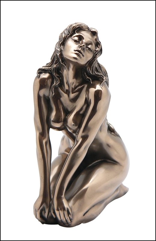NUDE FEMALE - BRONZE: Nude Female - Material - Cold Cast Bronze - Size - 5 1/2
