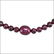 FRESHWATER CULTURED PEARL & RHODOLITE GARNET NECKLACE