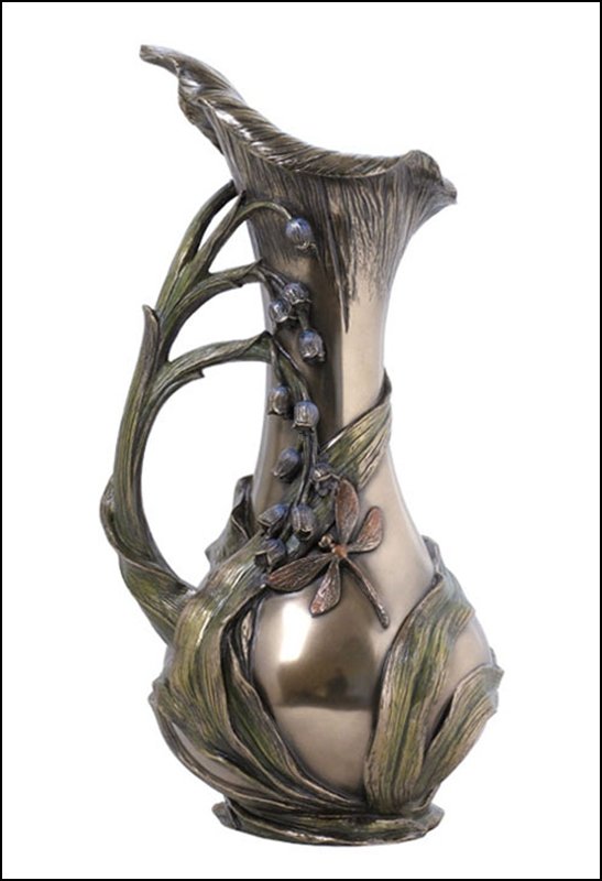 BLUE BELL VASE - BRONZE: Blue Bell Vase - Material - Cold Cast Bronze - Size - 13 3/8