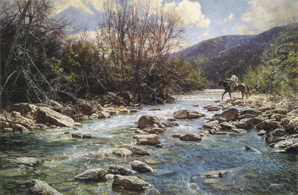 Upper Frio by Bob Wygant: Upper Frio by Bob Wygant - Edition Size: 95 - Giclee on Canvas - Signed & Numbered Dimensions: 24 x 36 Release Date: 8-2007 ……….BOB WYGANT (1927 – 2008) Bob Wygant held a special place in Texa