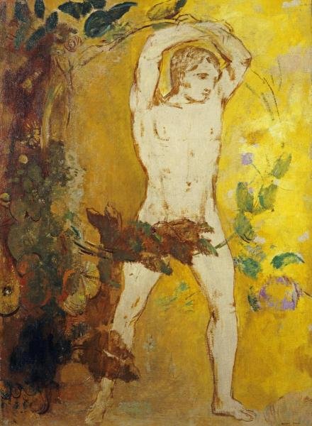 ODILON REDON - ORPHEUS: Odilon Redon - Orpheus - 26 1/2 X 36 In. - Giclée Print - Gallery Stretched - Ready to hang.