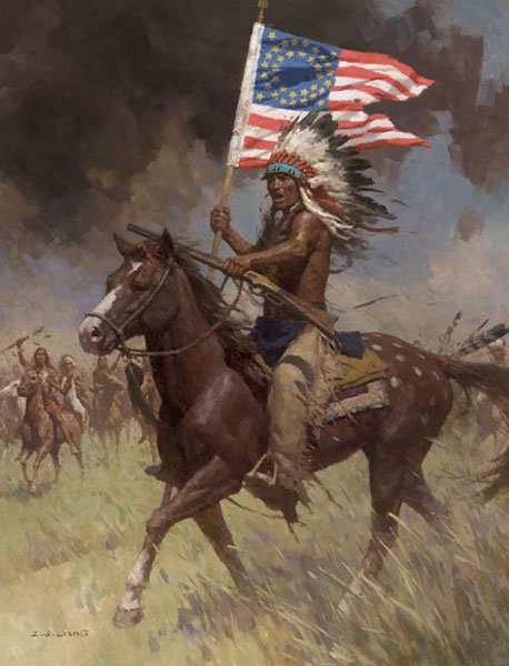 Z.S. LIANG - LAKOTA WARRIORS, LITTLE BIG HORN, JUNE 25,: Z.s. Liang - Lakota Warriors, Little Big Horn, June 25, 1876 - Hand Signed - Limited Edition Print - Image Size: 18"w X 23 1/2"h. Limited Edition Of: 150 - The Original Works Of Z.s. Liang Are Quickly