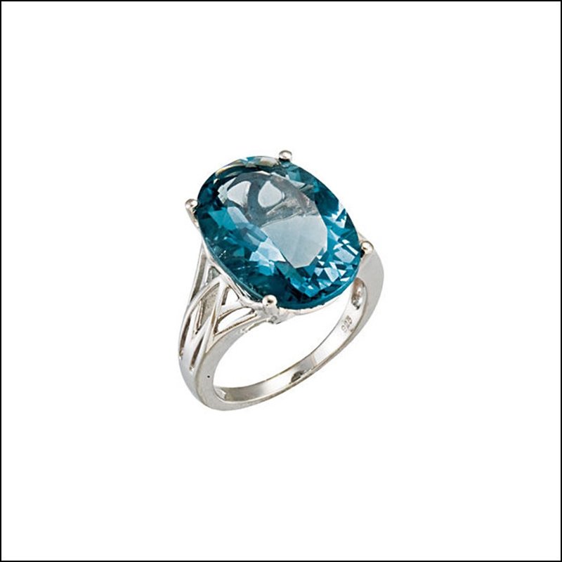 GENUINE FLUORITE RING: GENUINE FLUORITE RING - Ster / 18.00X13.00 Mm / P / Genuine Fluorite Ring - Weight: 3.32DWT - GramWeight: 5.16 - Ring Size: 6 - We Have Other Sizes