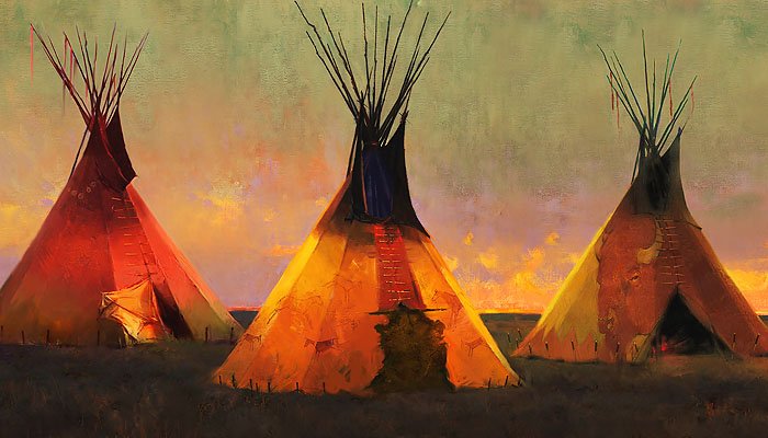 R. TOM GILLEON - ETERNAL TRIANGLE: R. Tom Gilleon - Eternal Triangle - Hand Signed - Extra Large Canvas Edition - Image Size: 74"w X 42"h. Limited Edition Of: 25 - Abstract Yet Representational, Graphic Though Fully Rendered, A Traditi