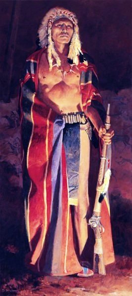 The Omaha by David Mann: The Omaha by David Mann - Edition Size: 15 - Giclee on Canvas - Grande Edition, Artist Proof Dimensions: 54 x 24 Release Date: 6-2009 ……….David Mann’s life focus has been his interest in the N
