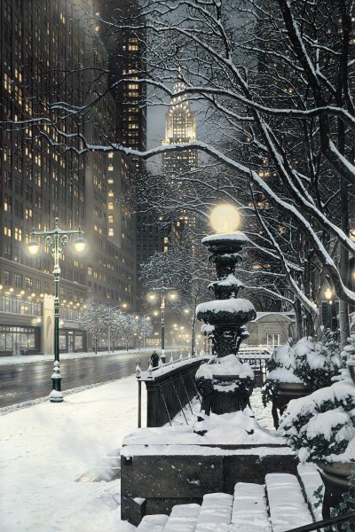 City Lights by Rod Chase - Full Image: City Lights by Rod Chase - Full Image - Edition Size: 150 - Giclee on Canvas - Signed & Numbered Dimensions: 30 x 20 Release Date: 8-2013 ……….As one of today’s finest and most recognized photo