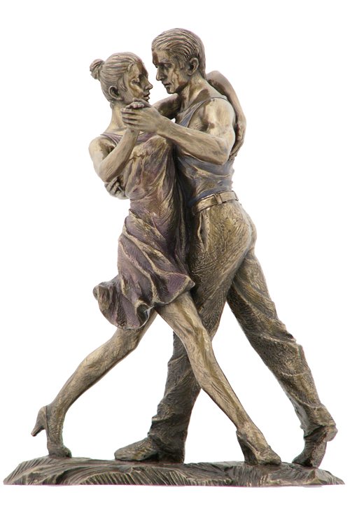 TANGO - COLD-CAST BRONZE: Tango-thewalk - Material - COLD-CAST BRONZE - Size - 10 1/4