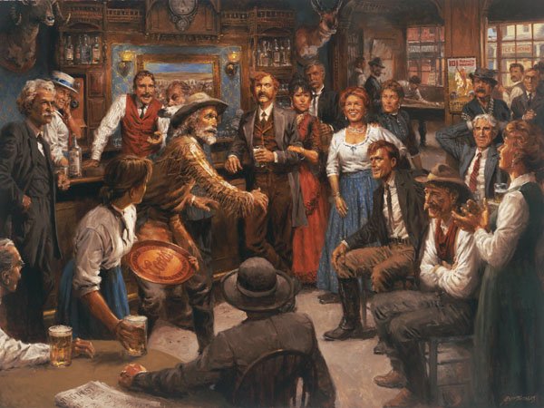 Tales of the Old West by Andy Thomas: Tales of the Old West by Andy Thomas -- Giclee on Canvas, Open Edition Dimensions: 12 x 16 Edition Size: Open