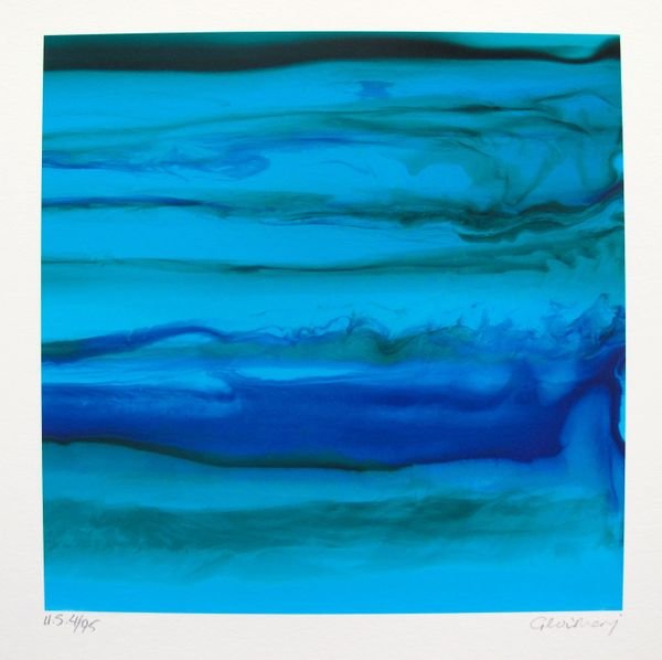 Gloria Marojevic Ocean I Limited Edition Hand Signed: Limited Edition Hand Signed Giclee By Gloria Marojevic Titled "Ocean I”. Gorgeous Giclee On Deluxe Paper With Brilliant Coloring! Numbered By The Artist From A U.s. Edition Of 95. Image Size: 6? X 6