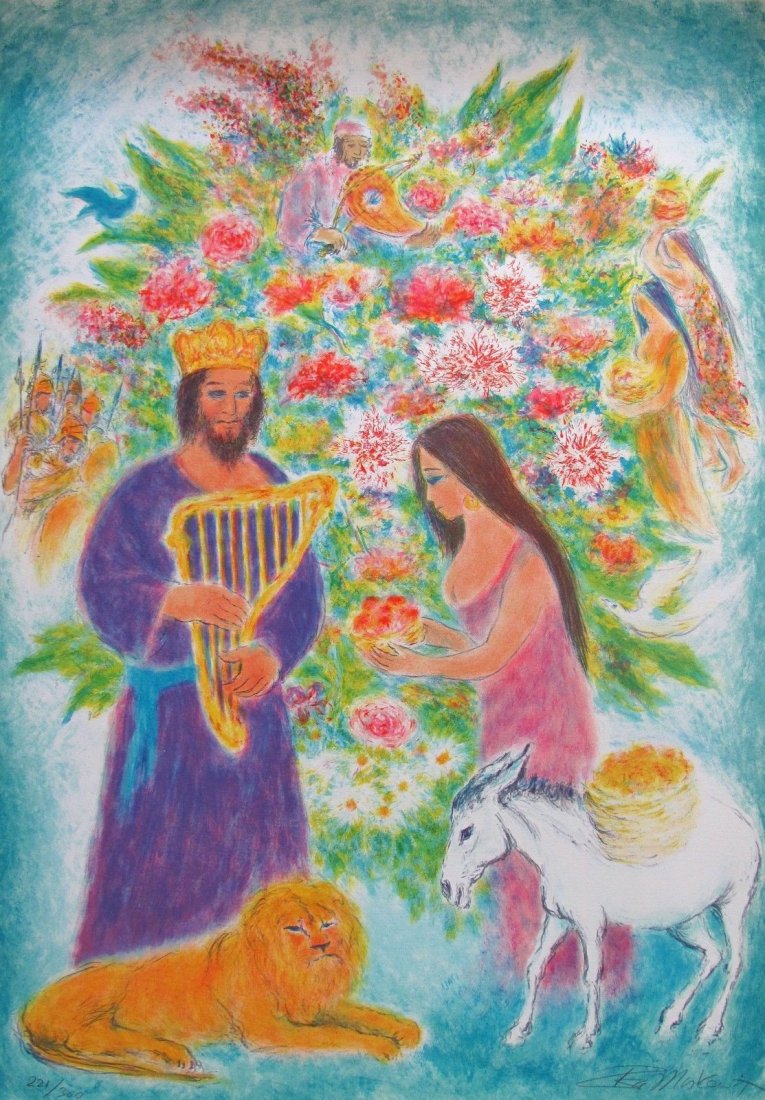 Ira Moskowitz David & Bathsheba Hand Signed Limited