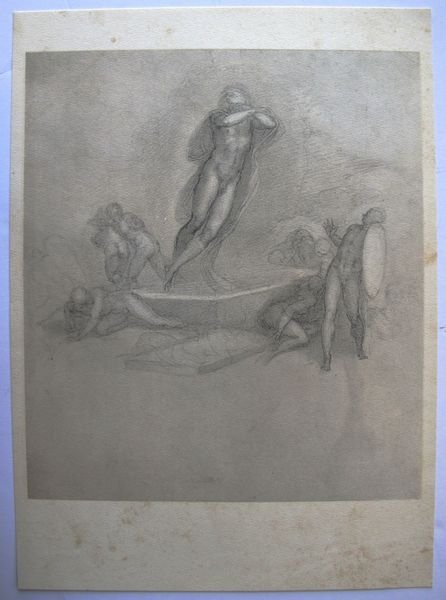 Michelangelo 1970 Lithograph “resurrection Of Christ”: 1970 Lithograph Titled “resurrection Of Christ” By Michelangelo. In Excellent Condition. Measures 12 1/4? X 17?. Sepia Toned. Comes With A Certificate Of Authenticity