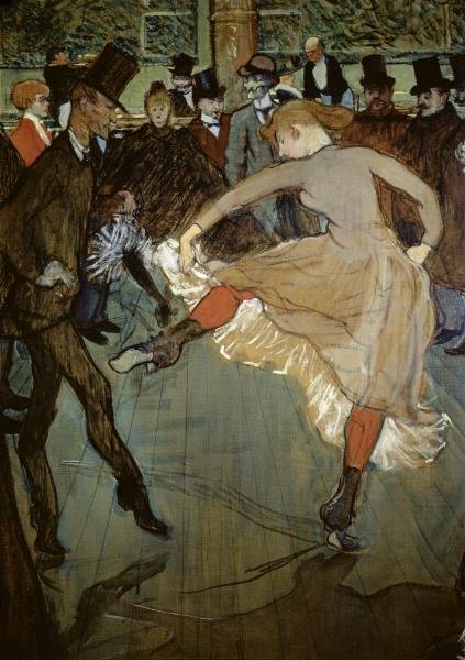 Henri Toulouse-lautrec - Dance At The Moulin Rouge: Henri Toulouse-lautrec - Dance At The Moulin Rouge (detail) - 28 1/4 X 40 In. - Giclée On Canvas - Museum Wrapped - Large Piece Of Art - This Piece Is Ready To Hang On Your Wall