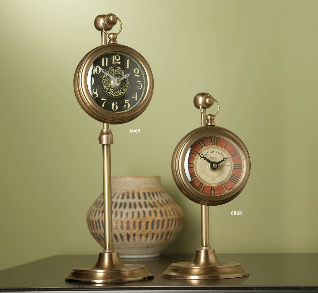 Pocket Watch Brass Thuret: Pocket Watch Brass Thuret - Brass Pocket Watch Replica That Hangs On An Adjustable Telescopic Stand. Requires 1-Aa Battery. - Brass Pocket Watch Replica That Hangs On An Adjustable Telescopic Stand. R